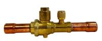 Вентиль шаровый 5/8" Becool BC-BVa-58 с сервисным штуцером